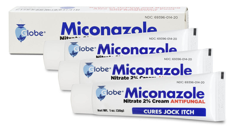 Globe Miconazole Nitrate 2% Antifungal Cream, Cures Most Athletes Foot, Jock Itch, Ringworm. 1 OZ Tube (3 Pack) 3 - NewNest Australia