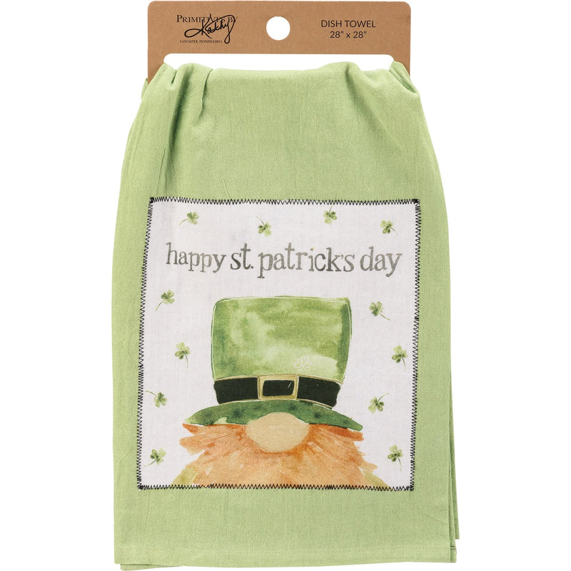 Primitives by Kathy 112650 Kitchen Towel Happy St. Patrick's Day, 28-inch - NewNest Australia