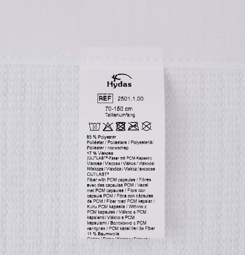Hydas back support bandage standard, belt for a healthy back and correct posture, bandage for mild back pain (simple support) white - NewNest Australia