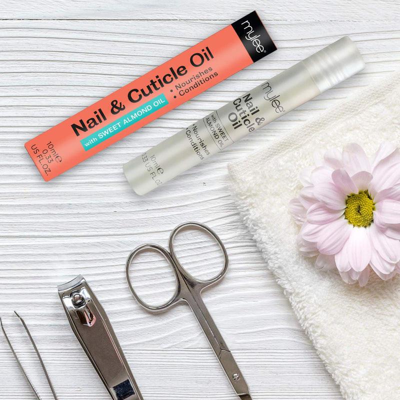 Mylee Nail & Cuticle Oil Rollerball Pen 10ml – Deeply Hydrating & Moisturising, Nourish & Condition, Non-Greasy Formula, Leaves No Sticky Residue, Enriched with natural extracts and vegetable oils - NewNest Australia