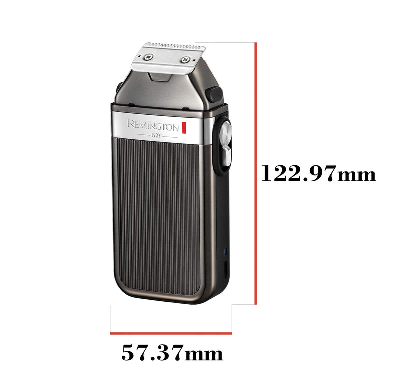 Remington Heritage Retro Design Men'S Beard Trimmer (High-Quality Stainless Steel Blades, Usb Charging Function, 8 Attachment Combs (1.5-15 Mm), Mains / Battery Operated, Hair Trimmer, Mb9100, Gray - NewNest Australia