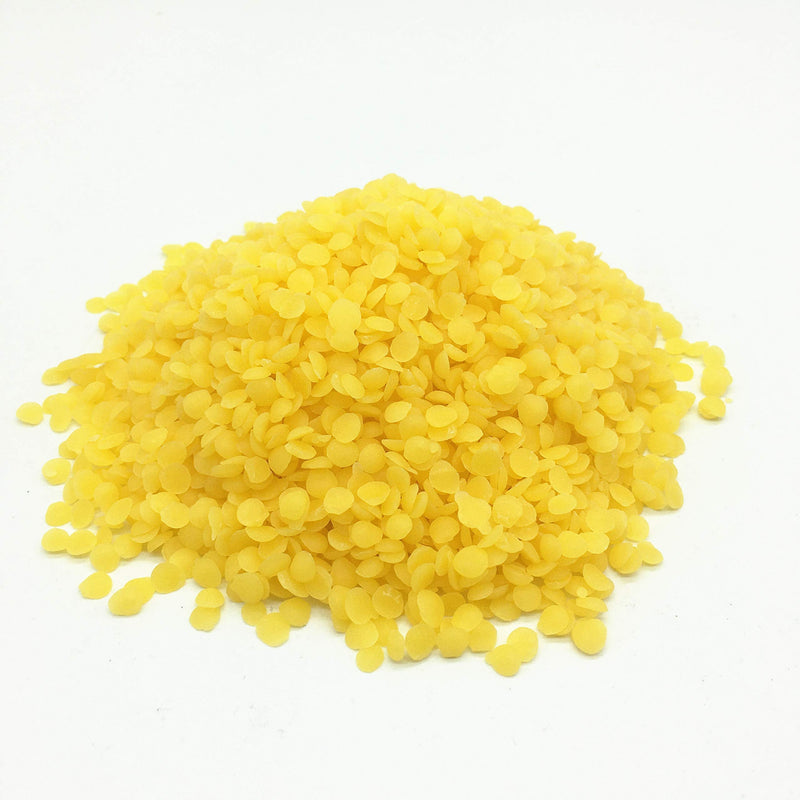 Beesworks Beeswax Pellets, Yellow, 1lb-Cosmetic Grade-Triple Filtered Beeswax (1) - NewNest Australia