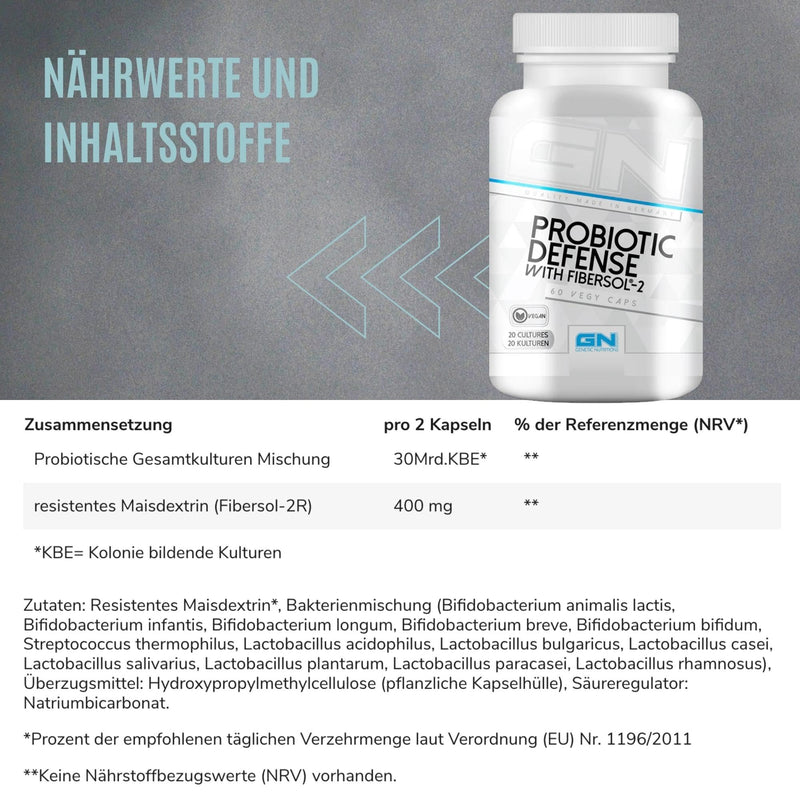 GN Laboratories Culture Complex - Unique formula with 13 different healthy bacteria - 60 capsules - NewNest Australia
