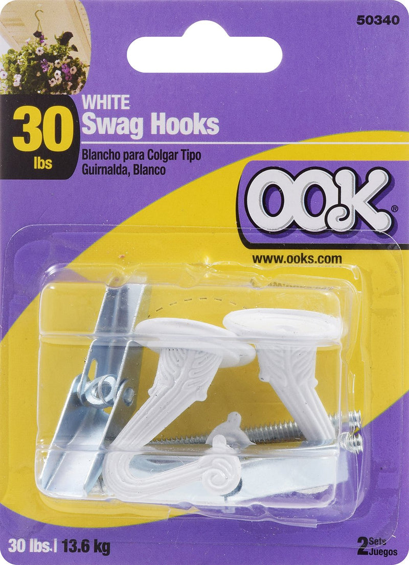 NewNest Australia - OOK 534516 50340 Swag Hooks, White 