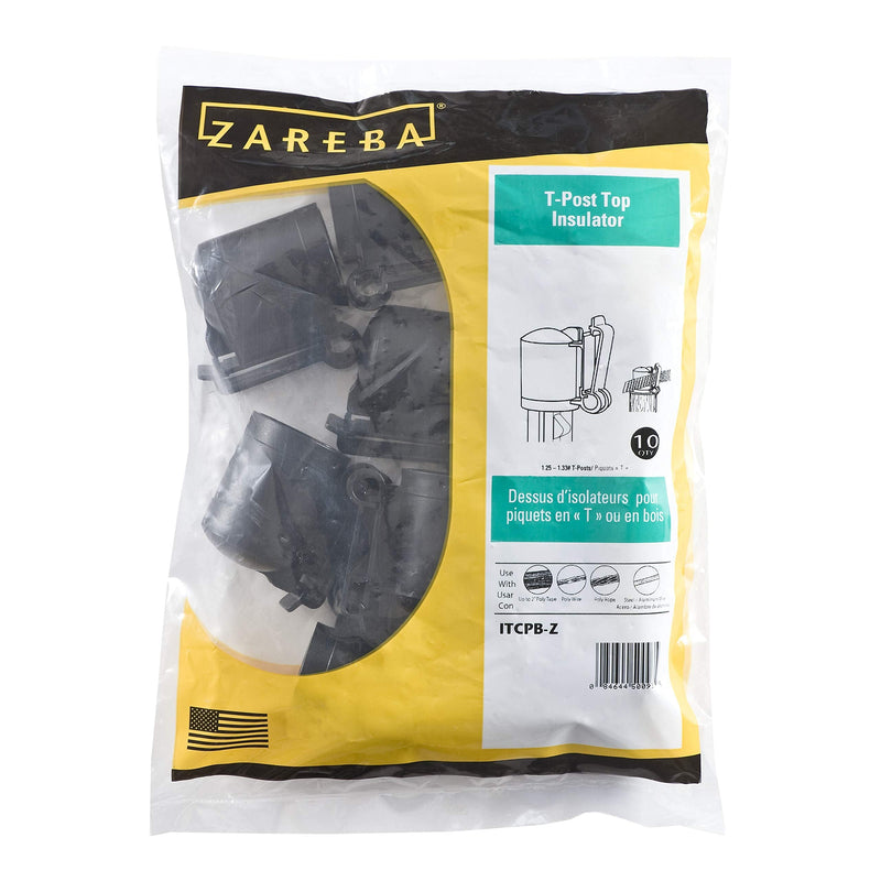 Zareba ITCPB-Z T-Post Safety Cap and Insulator, 10 per Bag 10 Pack - NewNest Australia