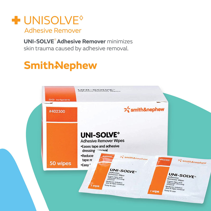 Uni Solve - 402300 Adhesive Remover Wipes, 50 Each 1 - NewNest Australia