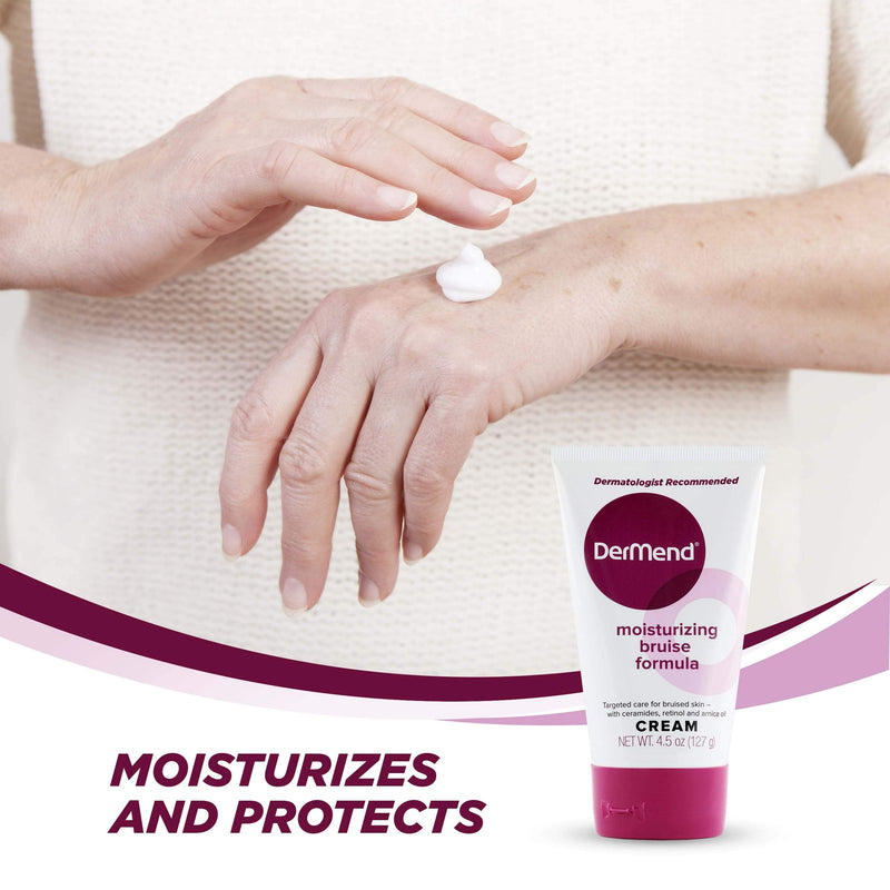 DerMend Moisturizing Arnica Montana Bruise Cream: Vitamin K Moisturizer Formula to Reduce the Appearance of Bruising - Restore, Rejuvenate & Repair Thin, Bruised Skin on Arms, Legs & Hands - 4.5 Oz 4.5 Ounce (Pack of 1) - NewNest Australia