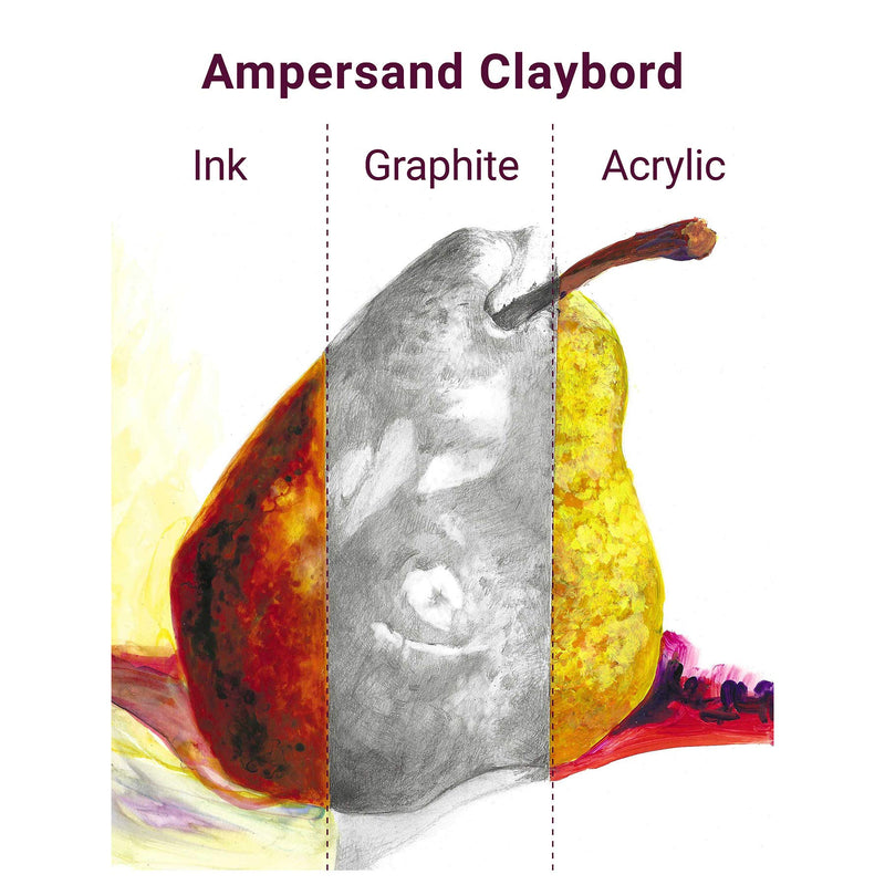 Ampersand Art Supply Wood Painting Panel: Museum Series Claybord, 6" x 6", 1.5 Inch Depth - NewNest Australia