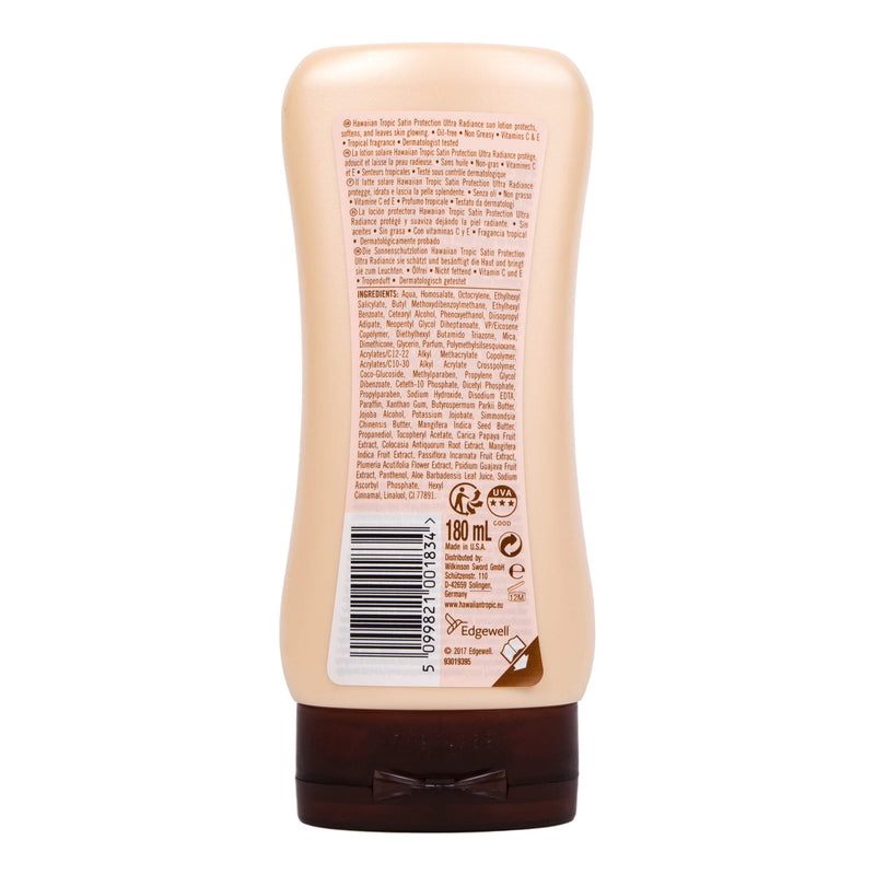 Hawaiian Tropic Satin Protection Sun Lotion (SPF 30, 180ml) - NewNest Australia