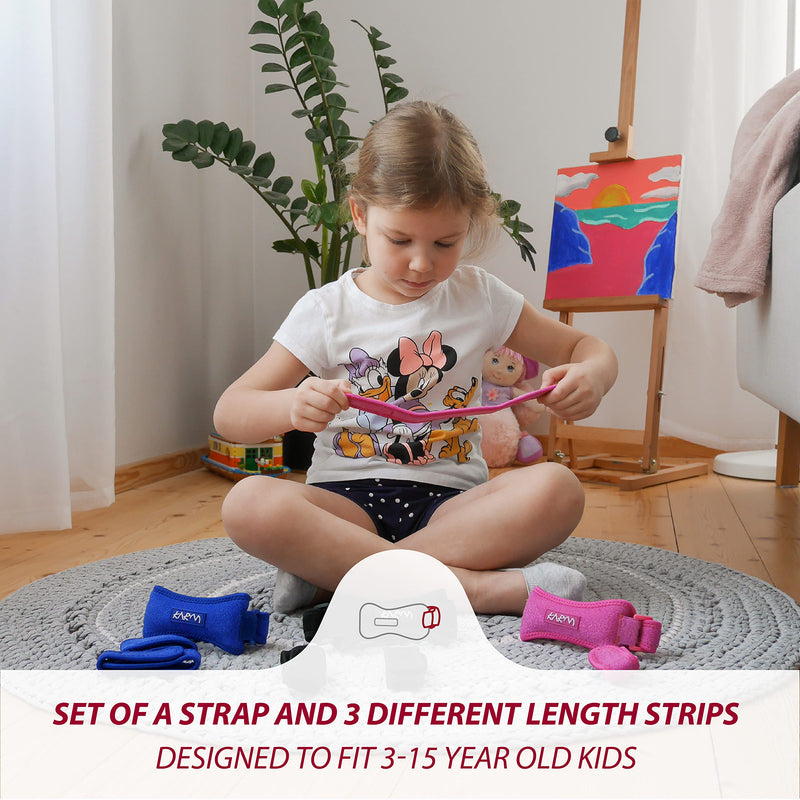 KARM Osgood Schlatter Kids Patella Knee Strap - Set of Knee Strap for Kids and 3 Adjustable Straps for Sports, Knee Pain & MCL. Kids Knee Band for Boys and Girls (One Size; Pink) One Size - NewNest Australia