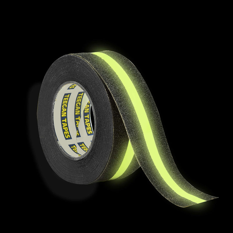 Anti Slip Tape |Grip & Friction Tape with Glow in The Dark Strip for Outside Steps, Walkways, Decks, Equipment, Wheelchair Ramps & More | Black, 2 in x 30 Ft 2 Inches x 30 Feet - NewNest Australia