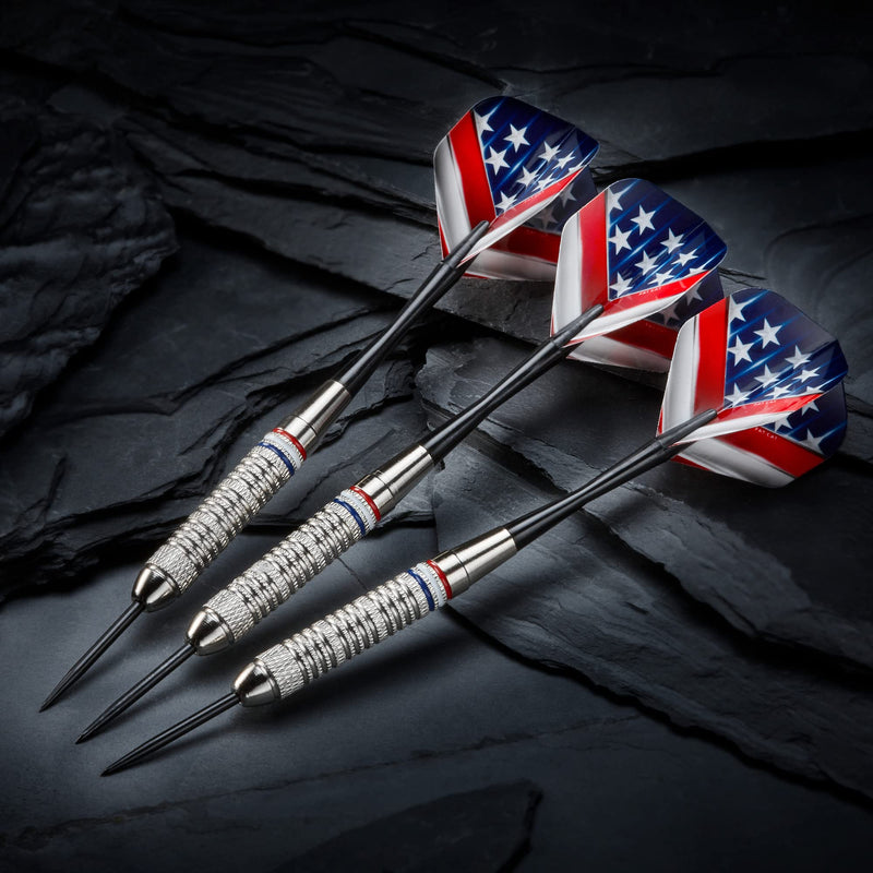 Fat Cat Support Our Troops Steel Tip Darts with Storage/Travel Case, 23 Grams - NewNest Australia