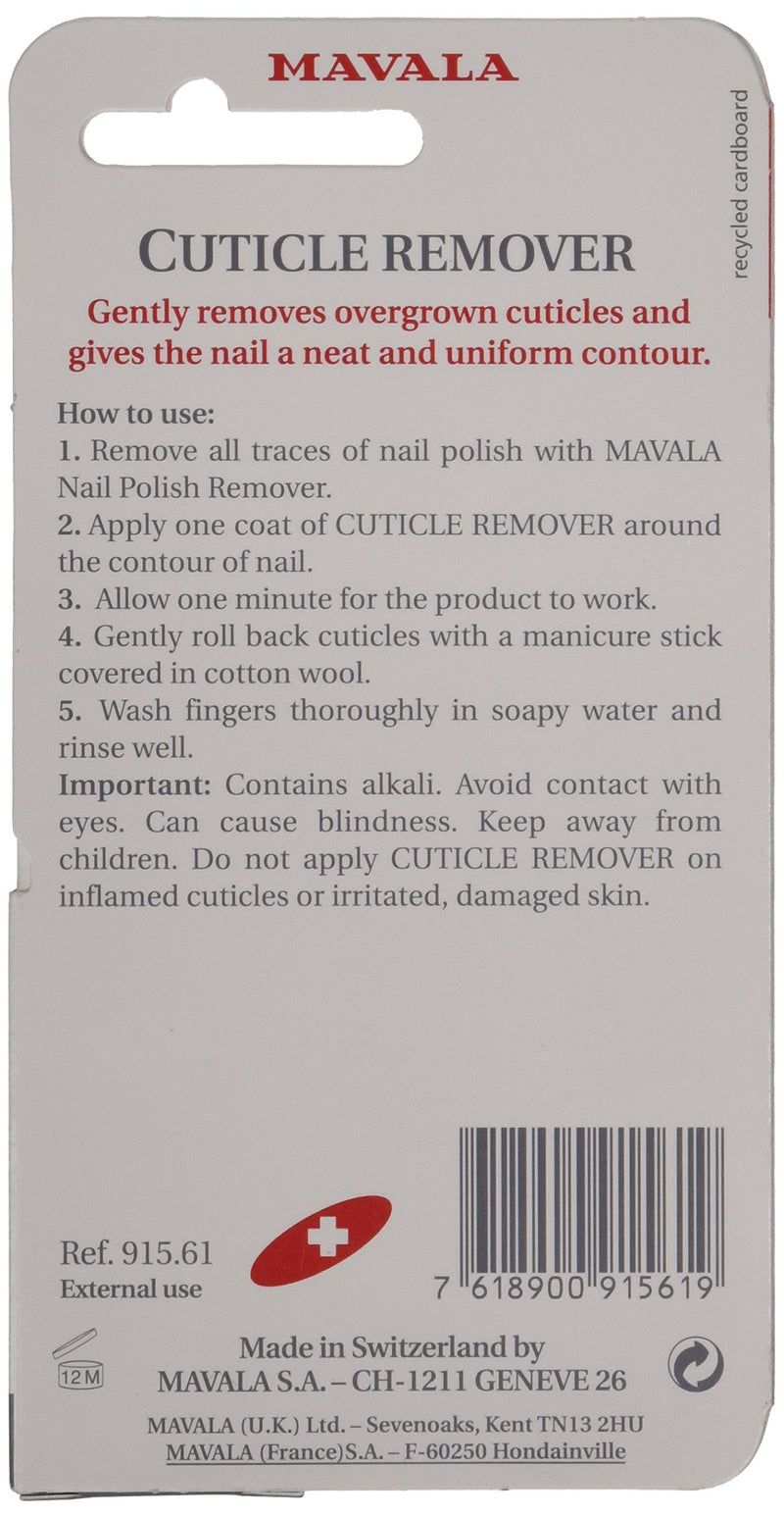 Mavala Cuticle Remover Softens and Helps Remove Overgrown Cuticles 5ml - NewNest Australia