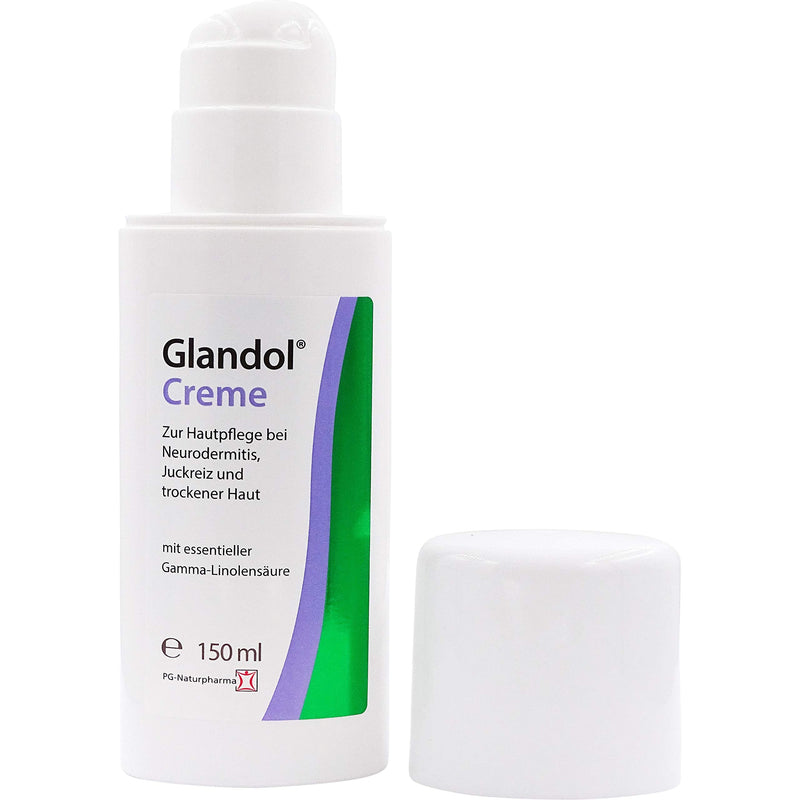 Glandol Cream, Xl Dispenser 150 Ml, Neurodermatitis Cream (Psoriasis) - Neurodermatitis Treatment - Eczema Skin Cream, Dry Skin & Itching Cream - Without Cortisone - NewNest Australia