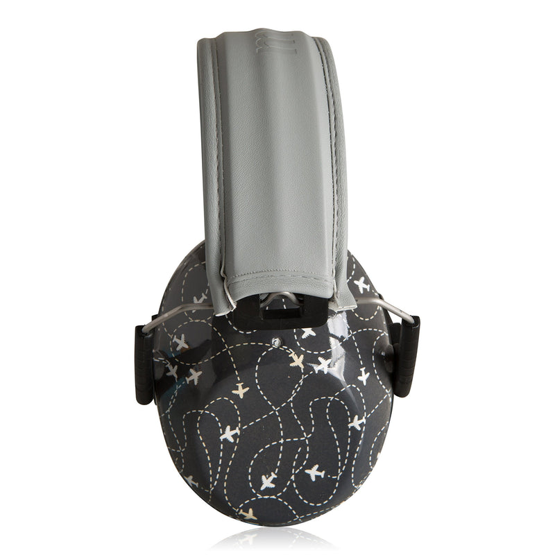 Muted Designer Hearing Protection For Infants & Kids - Adjustable Children's Ear Muffs from Toddler to Teen Aero Gray - NewNest Australia