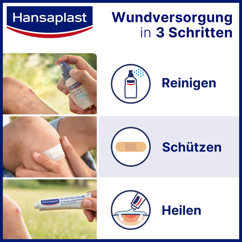 Hansaplast Sensitive Skin Plasters, Medium, Pack Of 20, Skin-Friendly And Hypoallergenic Wound Plasters With Bacteria Shield, Secure Adhesion, Painless To Remove - NewNest Australia