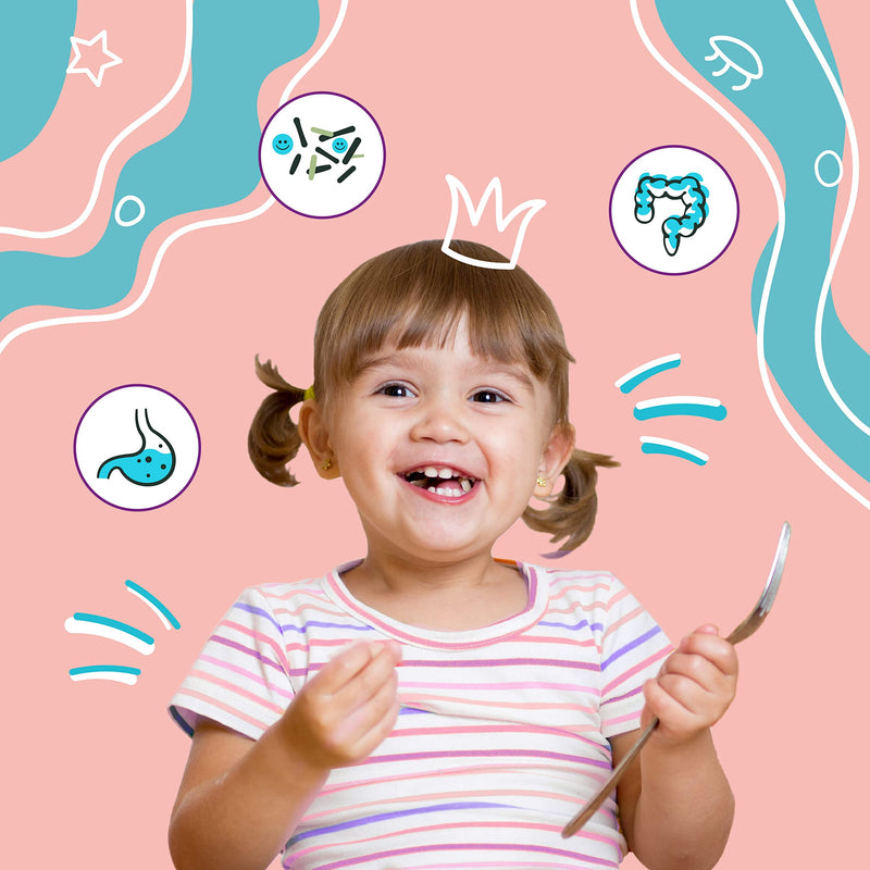Flora Care Junior Vegavero, 100% Organic, 75 G Powder, Intestinal Bacteria For Children, 5 Strains With Lactobacillus, Bifidobacterium And Inulin, From 3 Years, Vegan - NewNest Australia