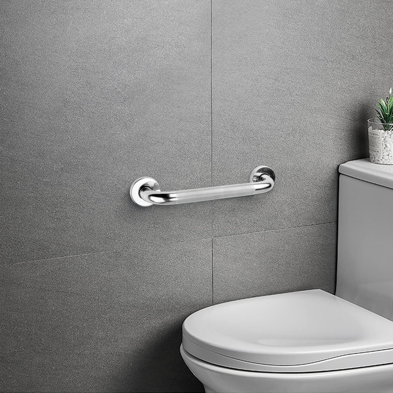 supregear Bathroom Grab Bar Rail, 30.48 cm Stainless Steel Non-Slip Bathroom Handle, Safety Handle, Indoor/Outdoor Auxiliary Handle for Kitchen Bedroom Bathtub, Shower and Steps 30 cm - NewNest Australia