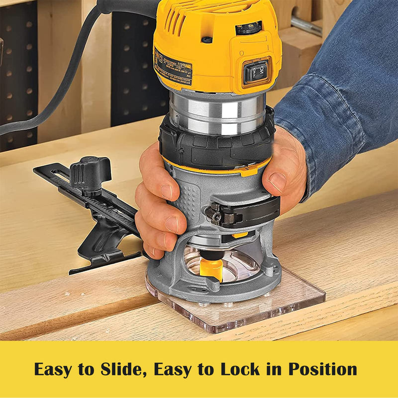 Router Edge Guide for Fixed Base Compact Router (DNP618), Straight Edge Guide for Quickly Attached to Router Fixed Base - NewNest Australia