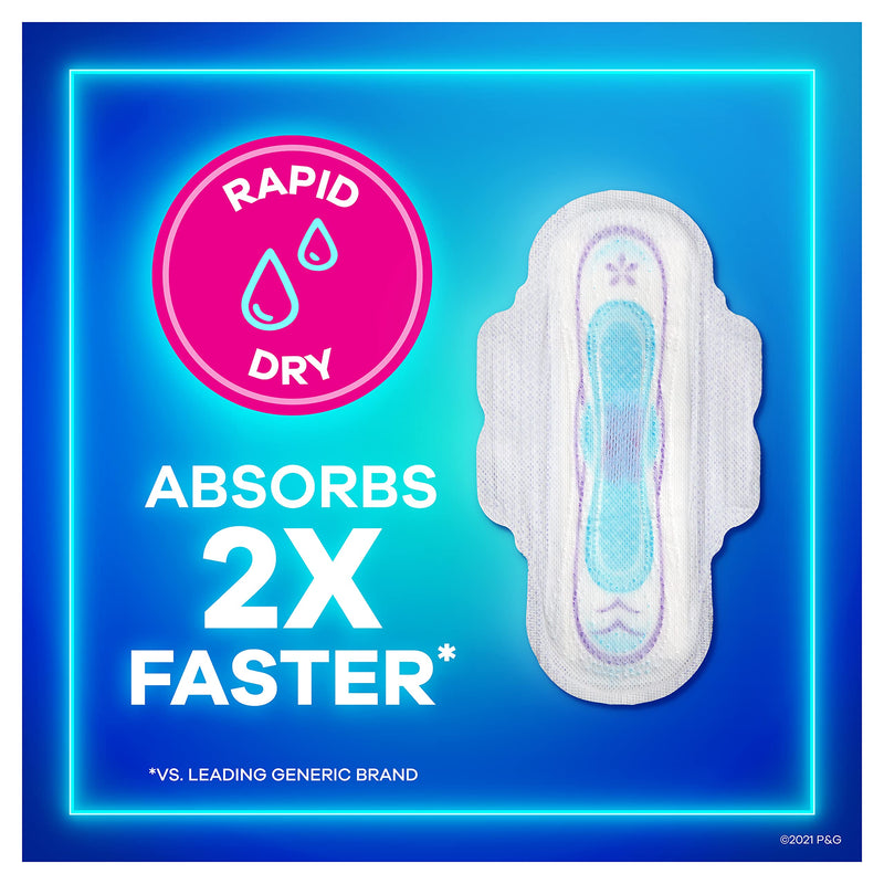ALWAYS Ultra Thin Size 1 Regular Pads With Wings Unscented, 46 Count (Pack of 1) - NewNest Australia