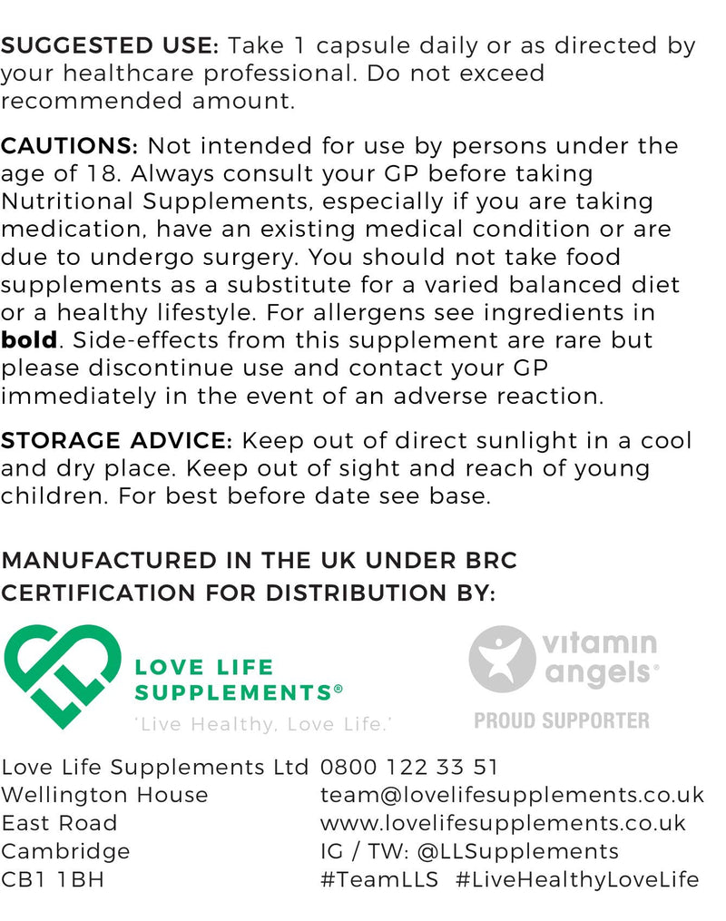 Vitamin D3 + K2 MK-7 (K2VITAL® - Superior Form of K2) by LLS | 60 Capsules | 3000iu D3 + 100μg K2 MK-7 | Includes MCT Powder for Increased Absorption | Love Life Supplements - Premium UK Supplements - NewNest Australia