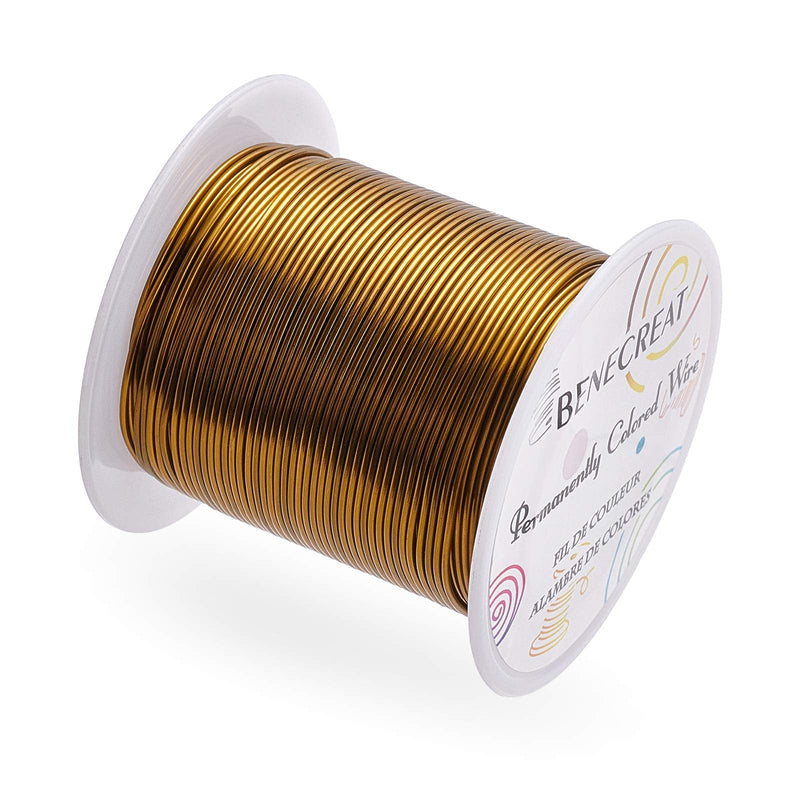BENECREAT 18 Gauge 32 Yards Jewelry Beading Wire Tarnish Resistant Copper Wire for Beading Wrapping and Other Jewelry Craft Making, Antique Bronze - NewNest Australia