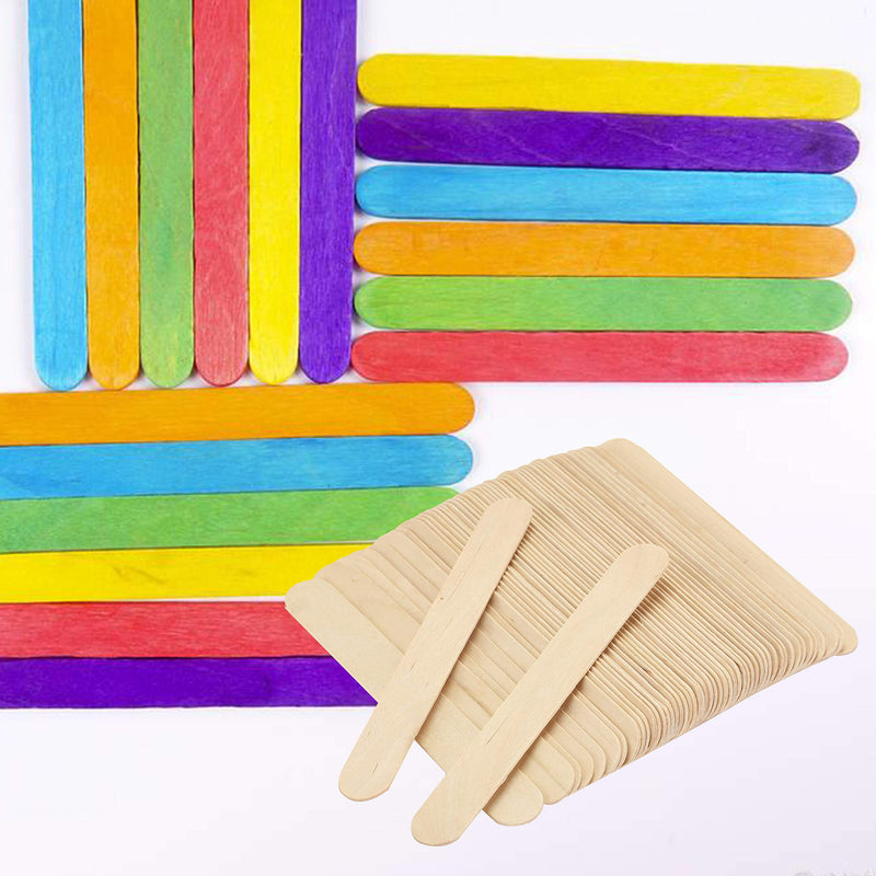 Mr. Pen- Craft Sticks, Jumbo Popsicle Sticks, 100 Pack, 5.75 inch, Large Popsicle Sticks, Large Craft Sticks, Large Waxing Sticks, Wood Sticks for Waxing, Jumbo Popsicle Sticks for Crafts - NewNest Australia