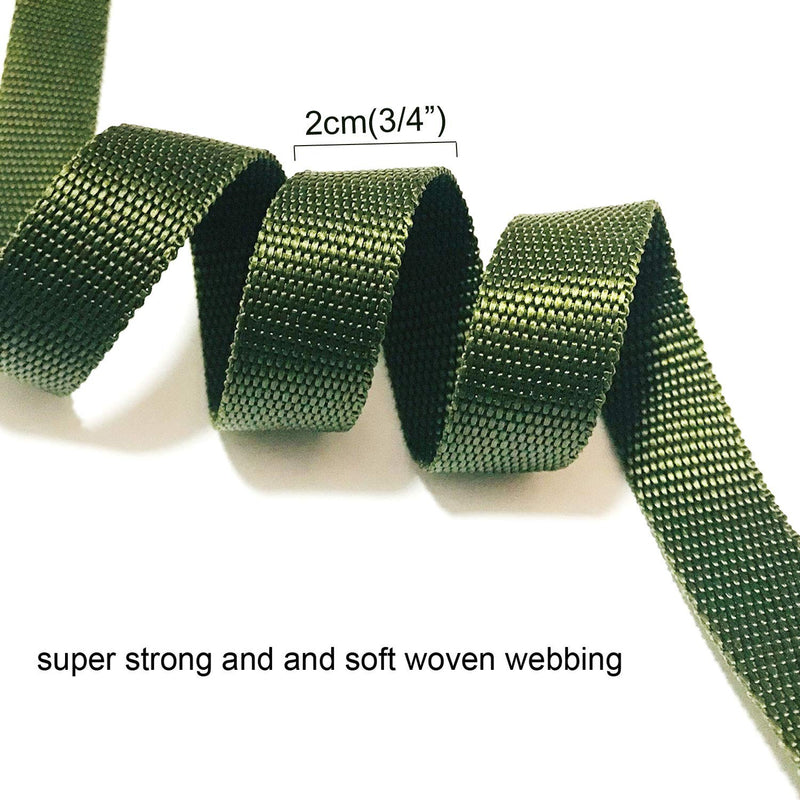 SN28 Green Tree Tie Strap 3/4'' x 50' Garden Tie for Staking and Guying, 1,500 Lbs Strength 50 Feet - NewNest Australia