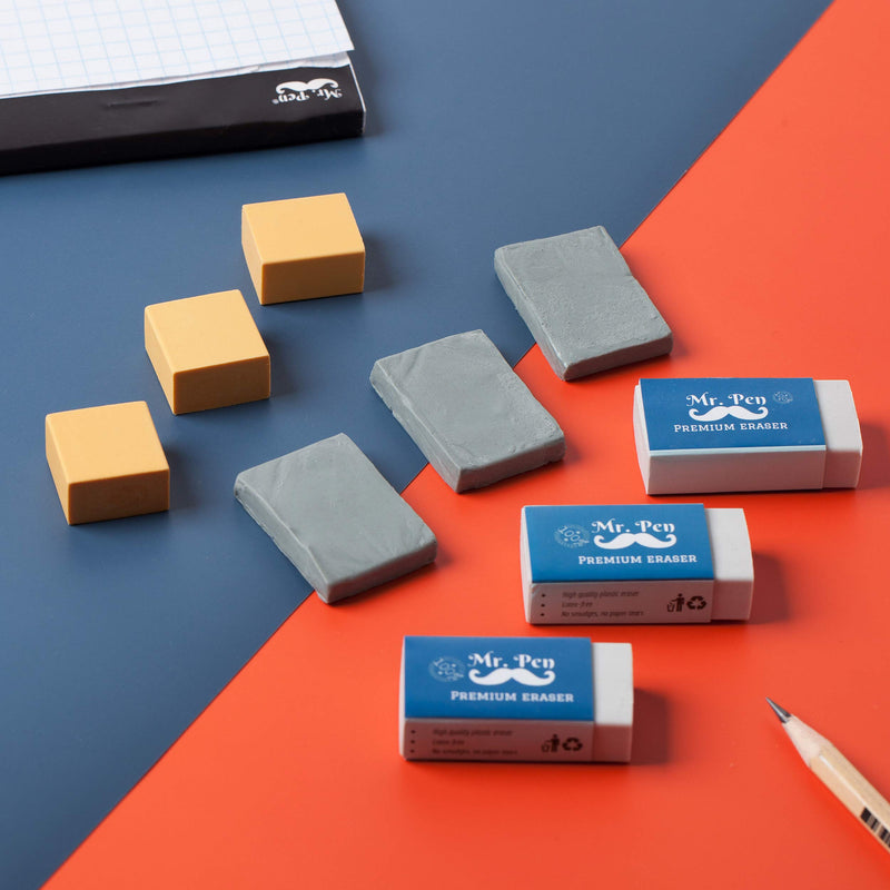 Mr. Pen Eraser Set with Kneaded Erasers, Gum Erasers and Pencil Erasers, Pack of 9 - NewNest Australia