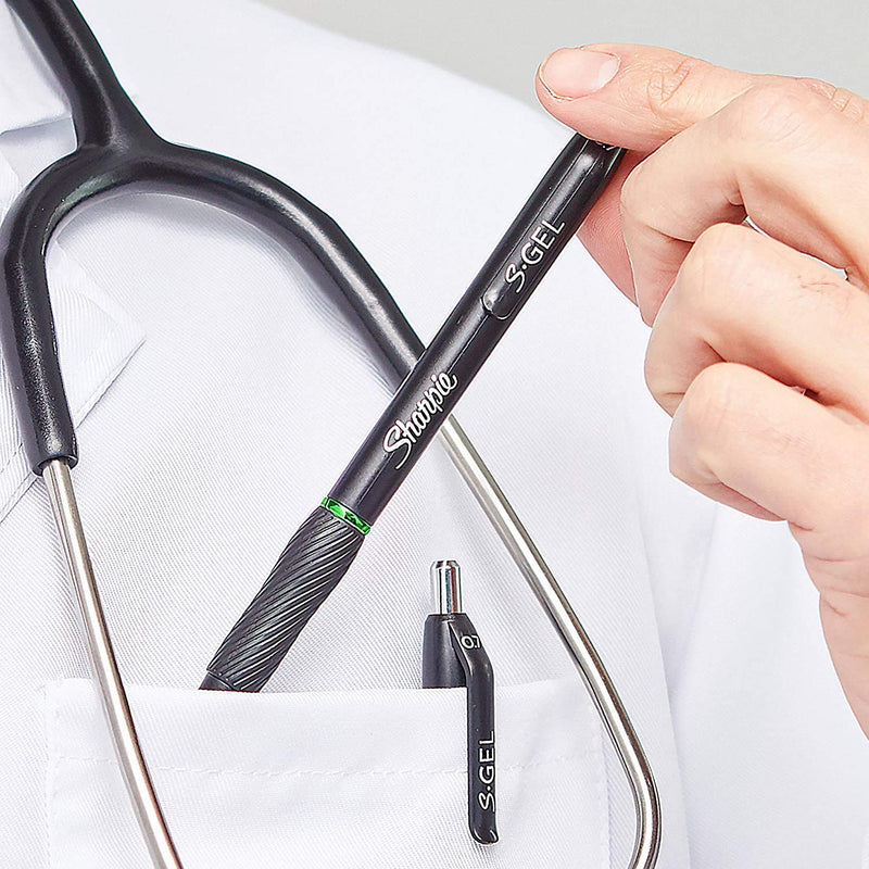 Sharpie S-Gel, Gel Pens, Medium Point (0.7mm), Assorted Colors 12-Count - NewNest Australia