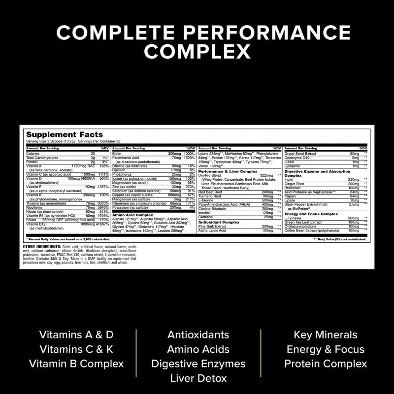 Animal Pak - The Complete All-in-one Training Pack - Multivitamins, Amino Acids, Performance Complex and More - For Elite Athelets and Bodybuilders - Cherry - 44 Scoops 22 Servings (Pack of 1) - NewNest Australia