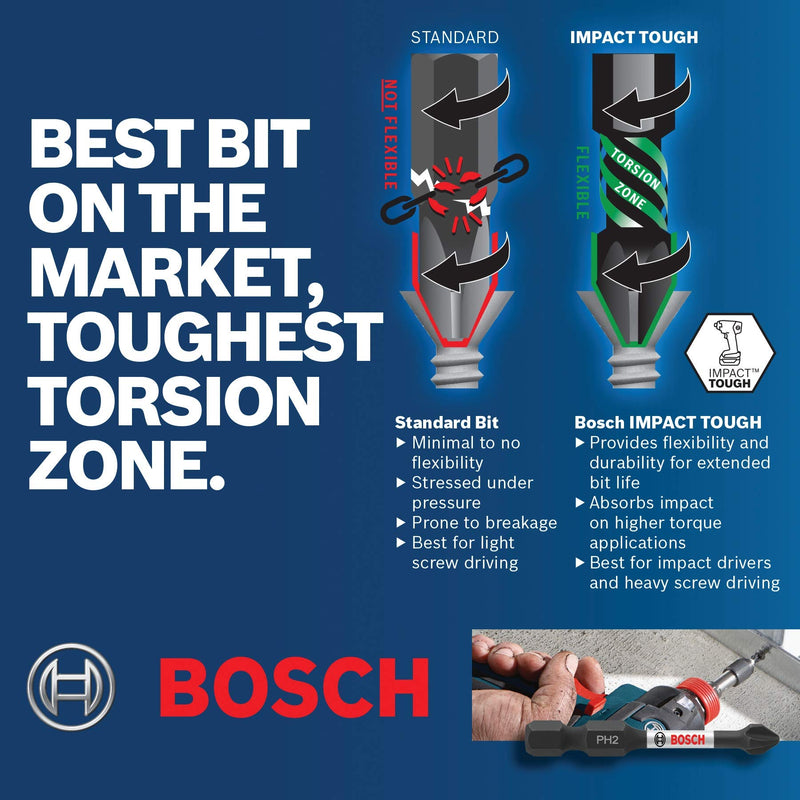 Bosch ITT252B 2 In. Torx #25 Impact Tough Screwdriving Bit - NewNest Australia