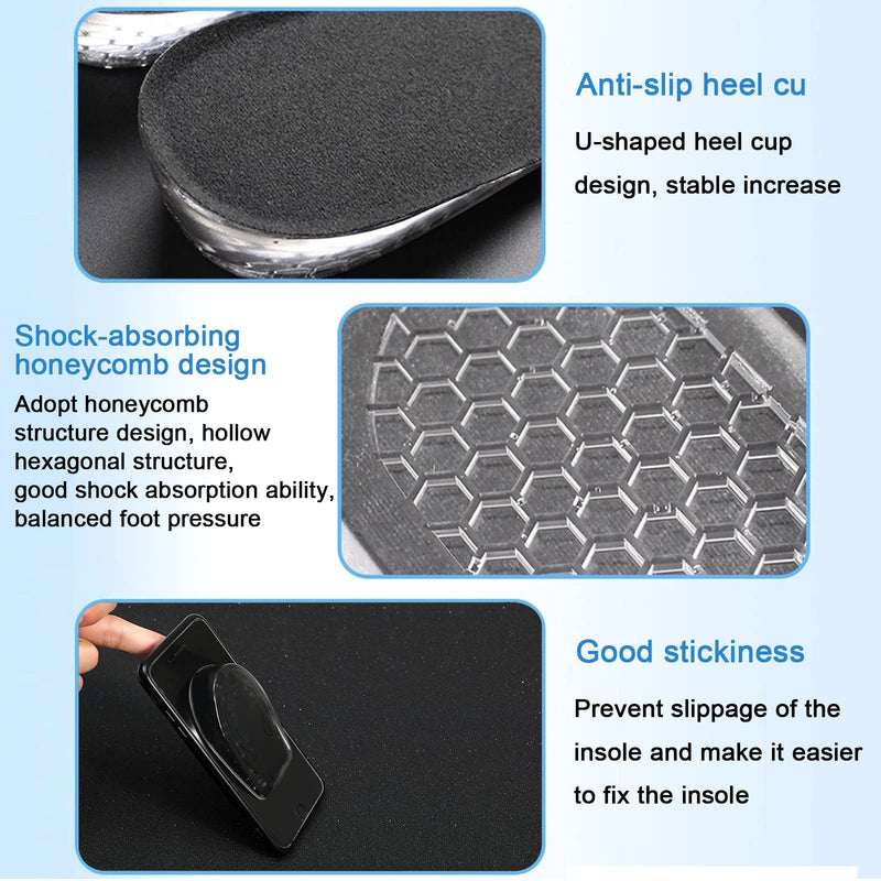 Heel cushion gel, heel spur insoles, gel heel cups set A - NewNest Australia