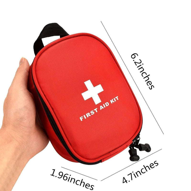 Aranticy First Aid Kit, 2 Pieces Empty First Aid Case Nylon First Aid Pouch Bag Waterproof Emergency Bag Medical Bag Small Compact Perfect For Home Car Camping Travel Outdoors - NewNest Australia