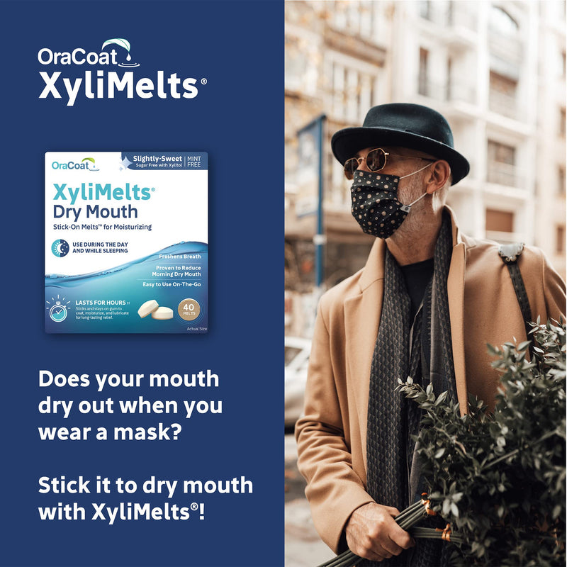 Oracoat - XyliMelts - Dry Mouth - Mint Free - 40 Count - NewNest Australia