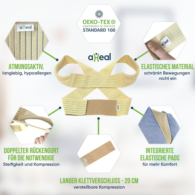 Best Medical Orthopedic Posture Correction Straightener, beige - NewNest Australia