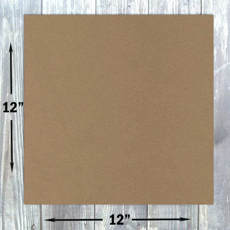 Hamilco Brown Kraft Cardstock Scrapbook Paper 12x12 Thick Blank Card Stock Heavy Weight 100 lb Cover - 25 Pack 100lb cover - NewNest Australia