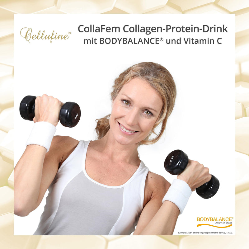 Cellufine Collafem Bodybalance Collagen Drink 480 G, With Bioactive Body Balance Collagen Peptides And Vitamin C, Natural & No Preservatives, Allergy-Free, Lactose-Free, Gluten-Free - NewNest Australia