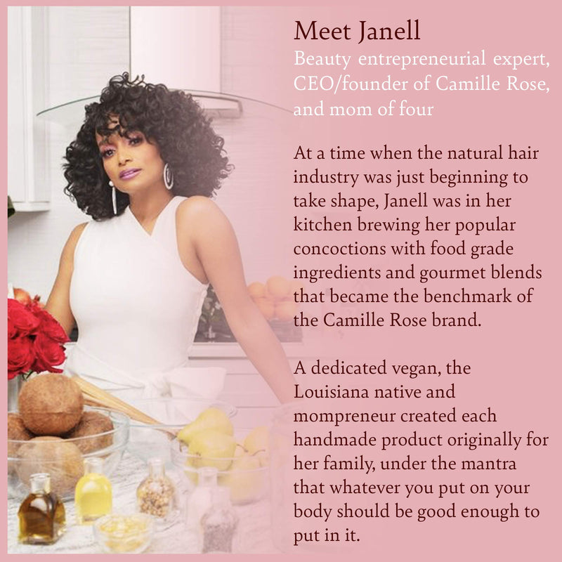 Camille Rose Fresh Curl Revitalizing Hair Smoother, moisturising curl definition, styling lotion and detangler. Natural, clean formula. For coily, curly, wavy hair, 8.0 fl. oz. - NewNest Australia