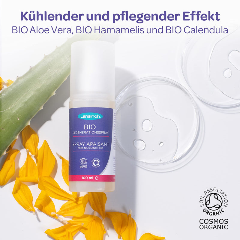 Lansinoh BIO regeneration spray soothes the sensitive perineal area in the postpartum period - cooling & nourishing, 100 ml, 68230, 100 ml (pack of 1) - NewNest Australia