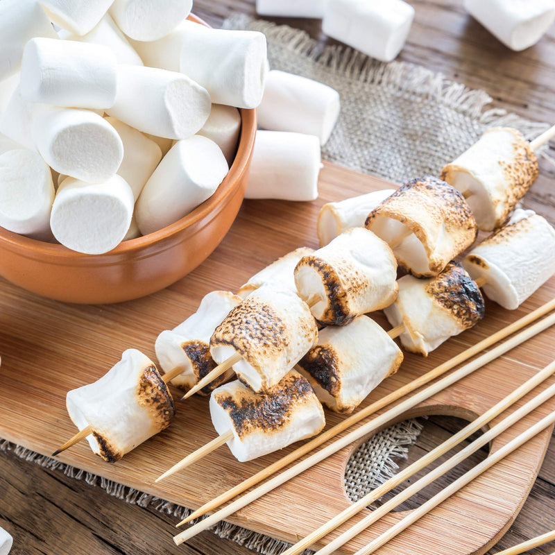 NewNest Australia - Authentic Bamboo Marshmallow Roasting Sticks, Perfect for S'Mores, Includes 40 Extra Long 30" Bamboo Skewers with 5mm Heavy Duty Thickness, Ideal for Grilling Hot Dogs, Kebabs & More - by Zulay 