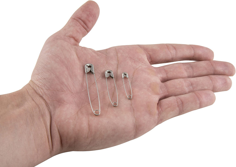 SINGER 00226 Assorted Safety Pins, Multisize, Nickel Plated, 50-Count 1 - NewNest Australia