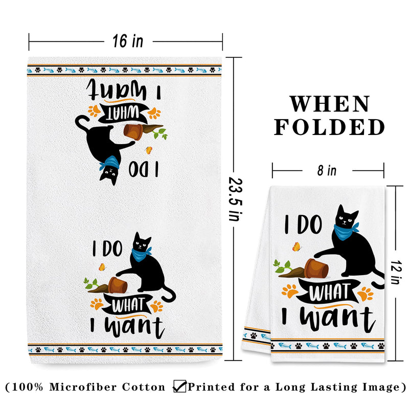pinata Cat Kitchen Towels Decorative Set of 4 - Cat Lover Gifts for Women - Housewarming Gifts - Cat Gifts for Cat Lovers - Cat Mom Gifts for Women - Funny Cat Dish Towels - Cat Kitchen Decor - NewNest Australia