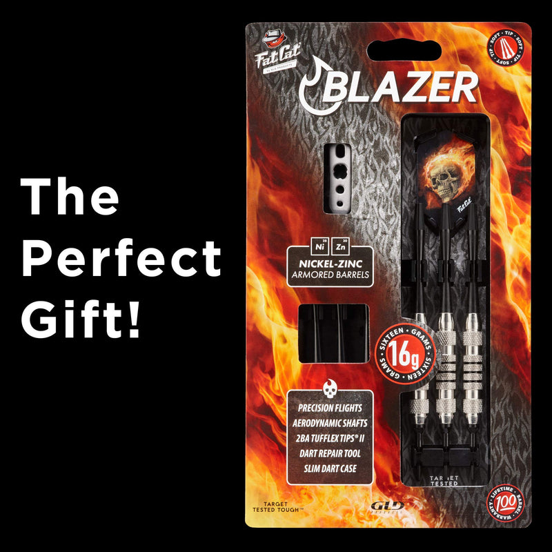 Fat Cat Blazer Soft Tip Darts with Storage/Travel Case, 16 Grams - NewNest Australia