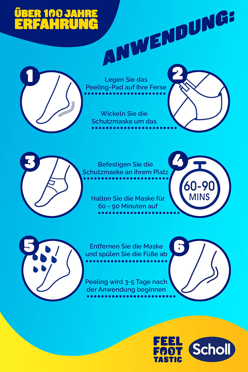 Scholl callus remover mask - callus socks - mask for silky soft feet - NewNest Australia