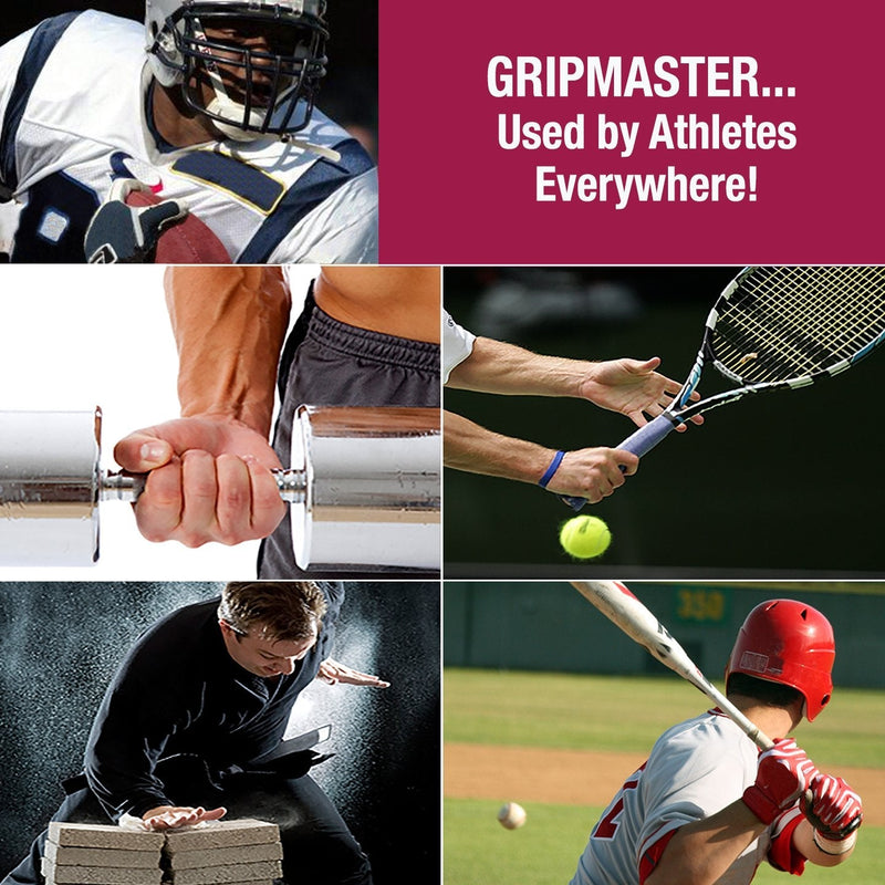 PROHANDS Gripmaster Hand Exerciser, Finger Exerciser (Hand Grip Strengthener), Spring-Loaded, Finger-Piston System, Isolate & Exercise Each Finger 7 lb (Medium Tension) Red - Gripmaster - NewNest Australia