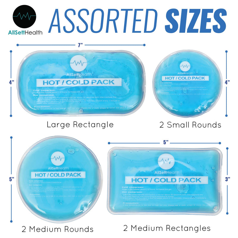 Reusable Hot and Cold Gel Ice Packs for Injuries | Cold Compress, Ice Pack, Gel Ice Packs, Cold Pack, Gel ice Pack, Cold Packs for Injuries | 7 Pack 7 Count (Pack of 1) - NewNest Australia