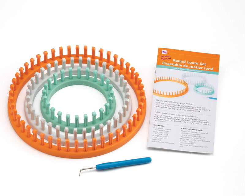 Authentic Knitting Board 'Premium' Chunky Round Knitting Loom Set - NewNest Australia