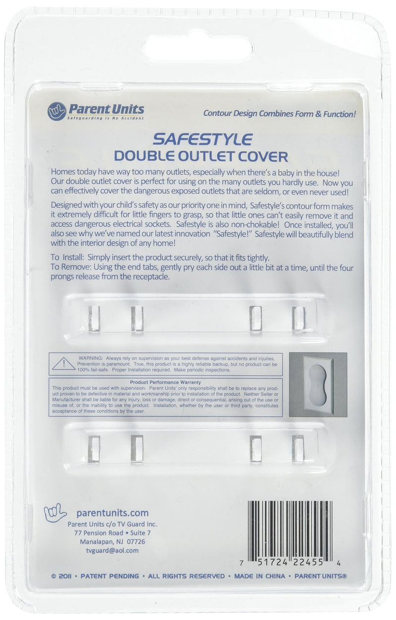 Safestyle Double Outlet Cover [Set of 2] Pack Size: 2 - NewNest Australia