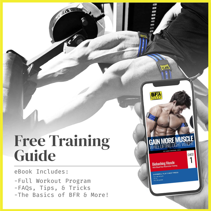 BFR BANDS Occlusion Training Bands, Blood Flow Restriction Bands for Arms, Legs or Glutes, Help Gain Muscle Without Lifting Heavy Weights, Strong Elastic Strap + Quick-Release Pro Bundle 4pk - NewNest Australia